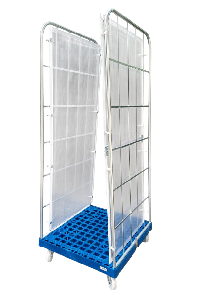 HeroPAK roll-container with hinged side panel