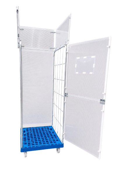 HeroPAK roll-container, panels opening